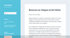 Desktop Screenshot of kannekens.nl